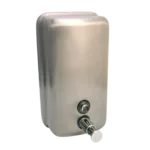 Steel soap dispenser