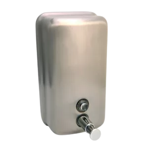 Steel soap dispenser