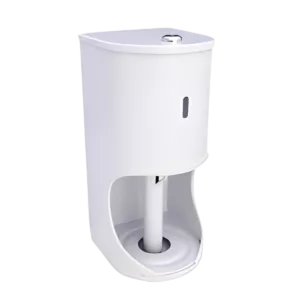Toilet roll holder 2 white